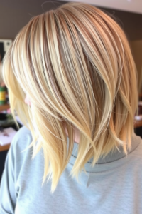 Layered Bob with Side Bangs