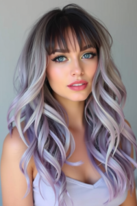 Smoky Lavender hair