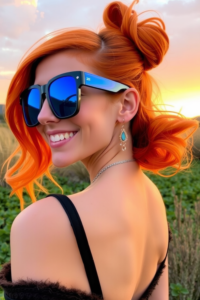 Sunset Orange hair