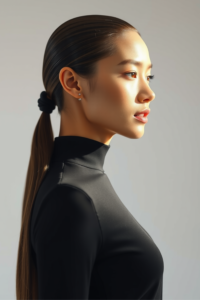 Sleek Low Ponytail