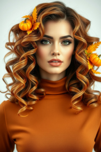 Glam Pumpkin Spice Curls