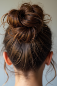 textured Messy Bun