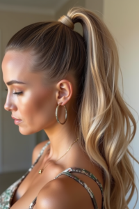 Voluminous Ponytail