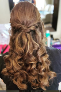 Half-Up, Half-Down Curls