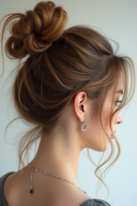 Loose, Messy Bun