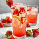 Strawberry Lemonade Fizz