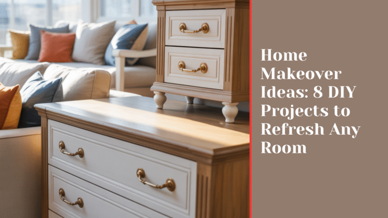 Home Makeover Ideas: 8 DIY Projects to Refresh Any Room