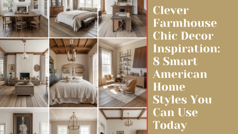 Clever Farmhouse Chic Decor Inspiration: 8 Smart American Home Styles You Can Use Today